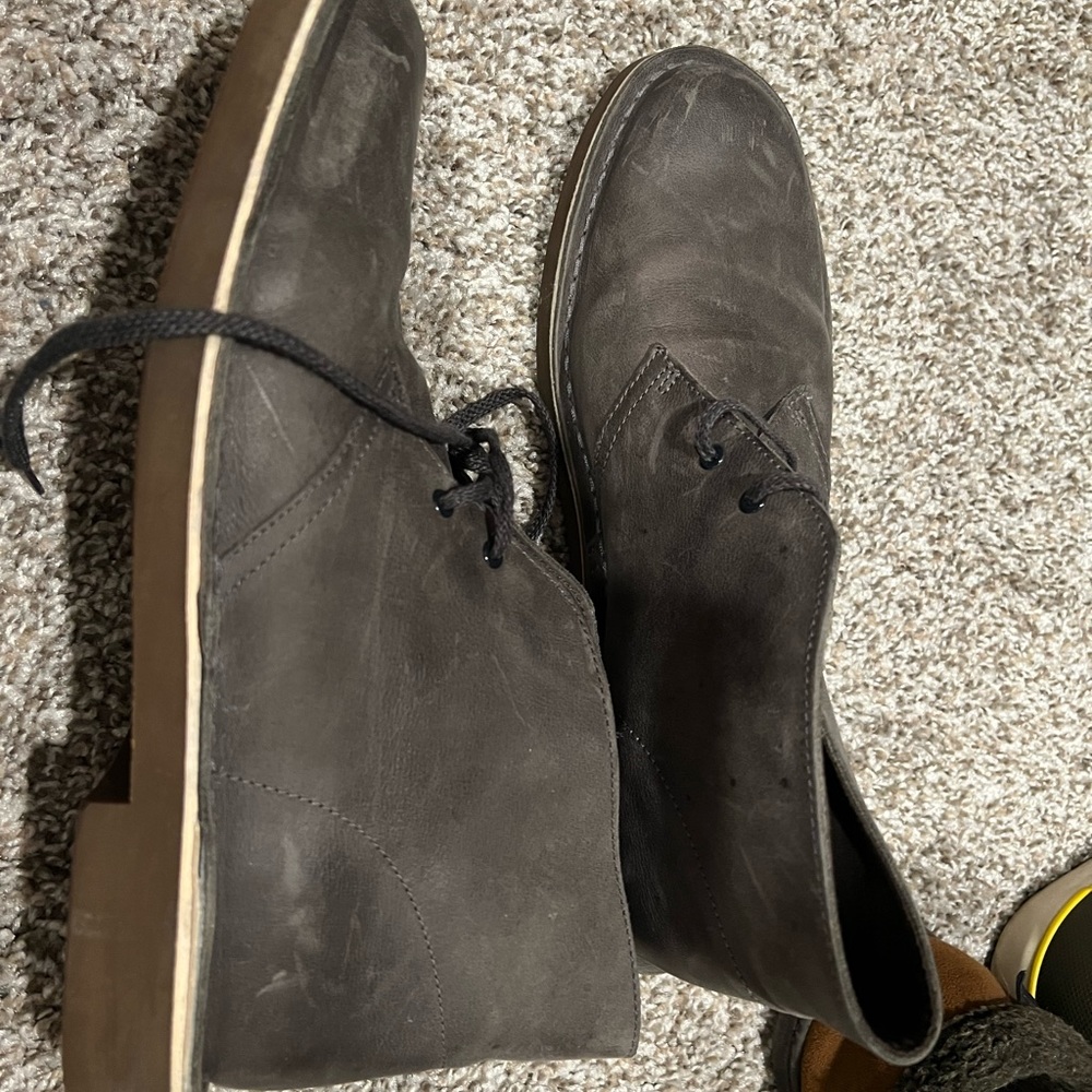 Clark Bushacre 2 Grey Leather